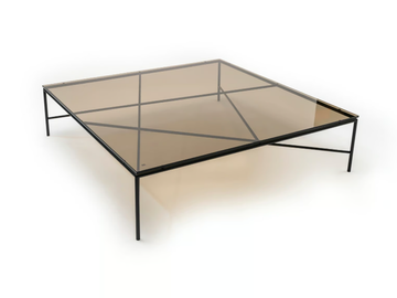 STATIC - Low square glass coffee table by La Manufacture - view 2